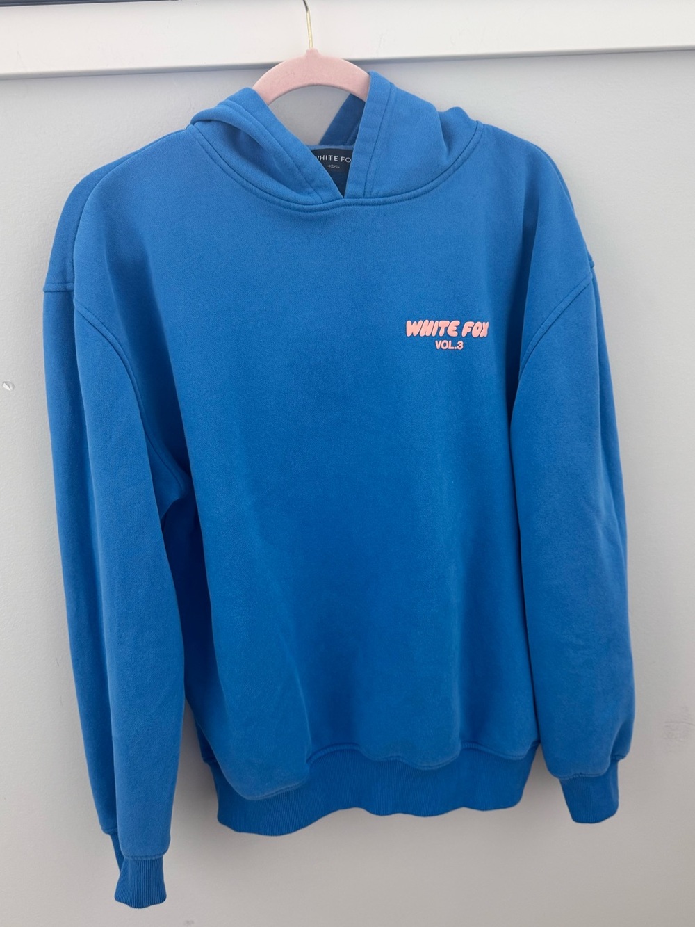 White Fox Boutique Blue Pullover Hoodie - Wize XS/S